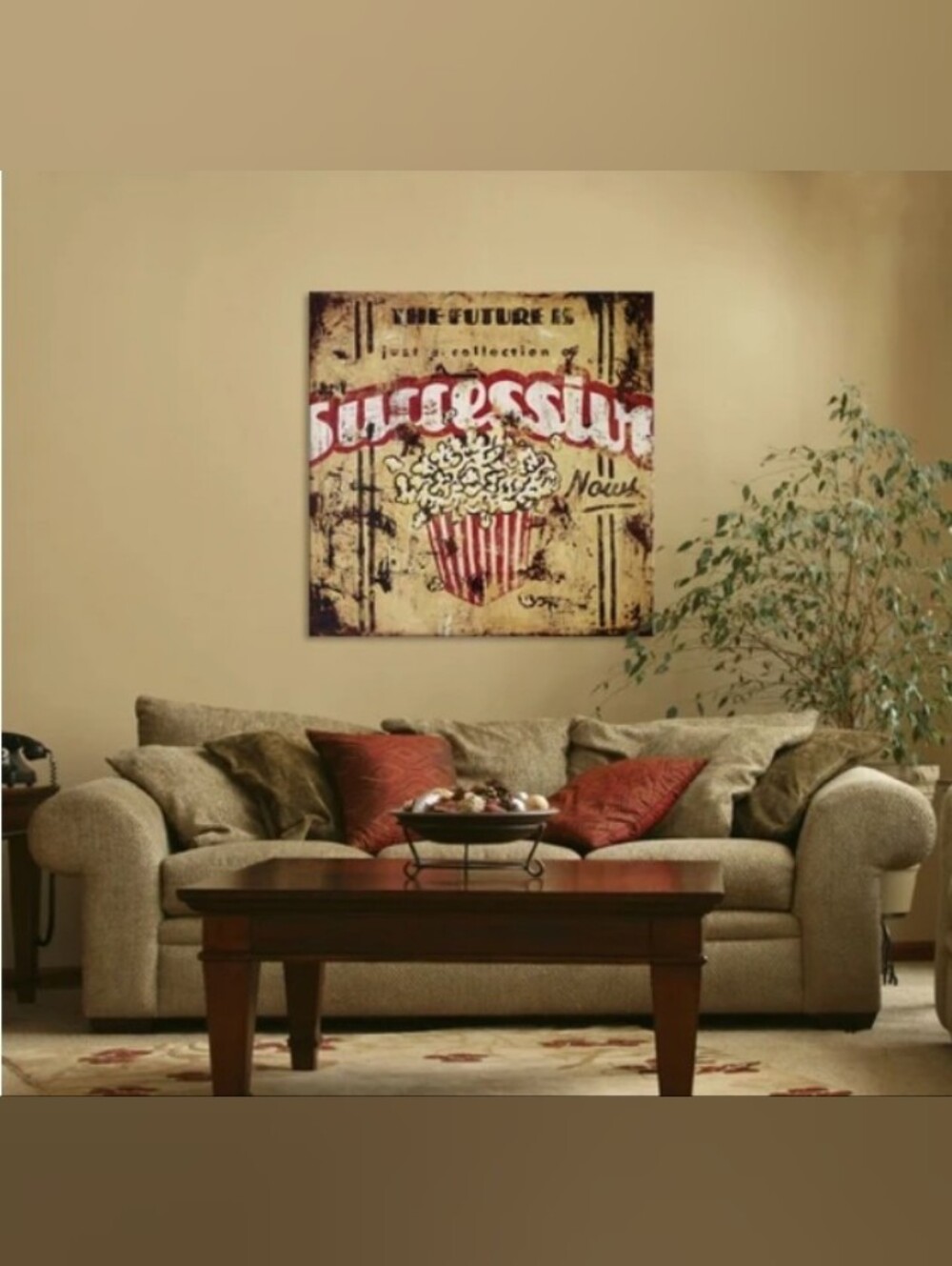 Rodney White "Successive Nows" Large Wrapped Canvas Wall Art – 36" x 36"